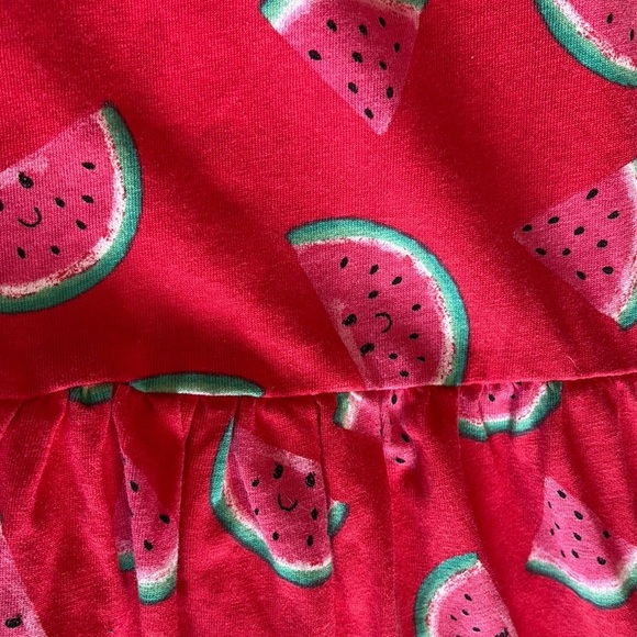 H&M watermelon Print Red Kids Dress size 8-10 years - Picture 3 of 6